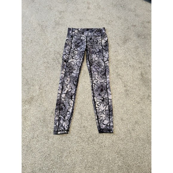 Lululemon Wunder‎ Under Hi-Rise 27in.  Hanakatoba Luxtreme  Starlight Sz 6 - Picture 1 of 6